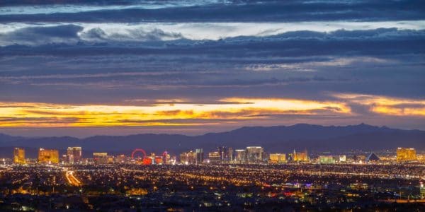 Las Vegas skyline view from Summerlin