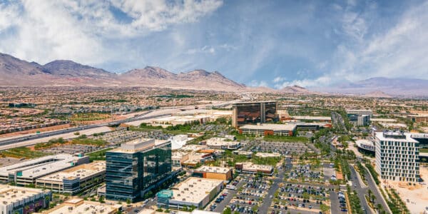 A bird's-eye look at Downtown Summerlin, Las Vegas, NV