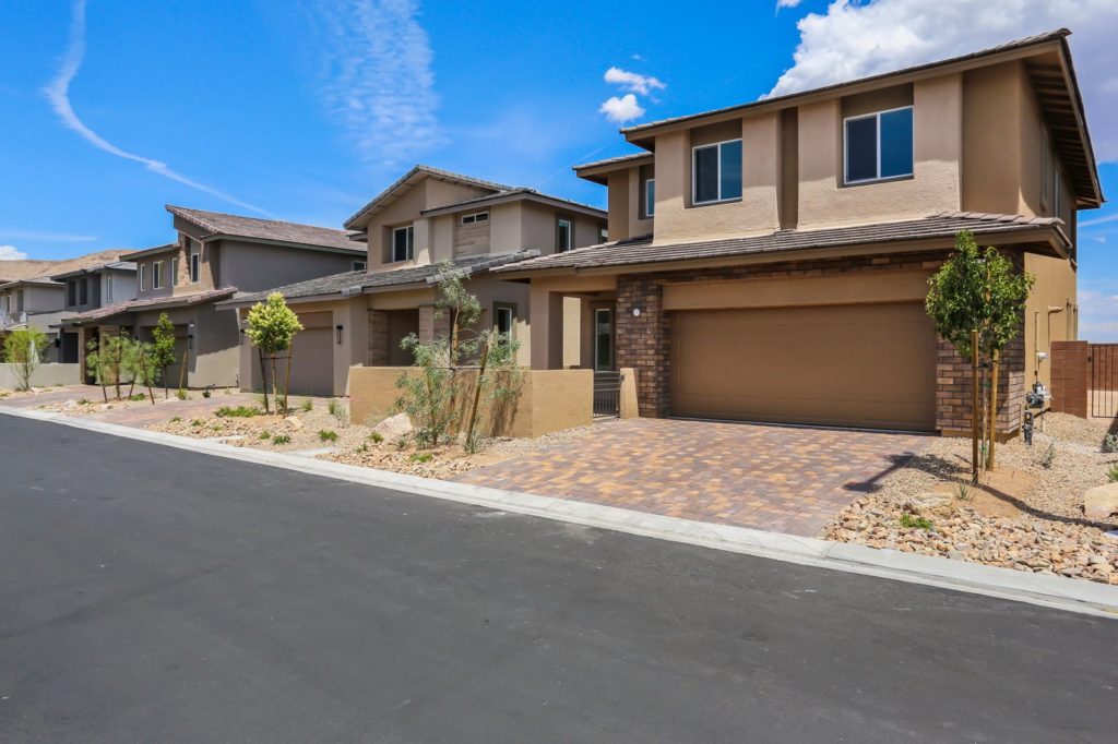 Street view at Jade Ridge by Taylor Morrison in Summerlin
