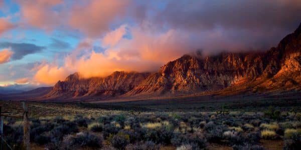 Red Rock Mountain Range