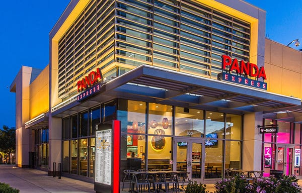 Panda Express storefront at Downtown Summerlin