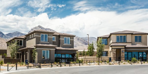 Elevation street view of Starling by Pulte Homes in Stonebridge at Summerlin