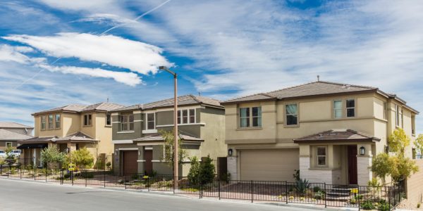 Model homes at Caledonia by KB Home in Summerlin