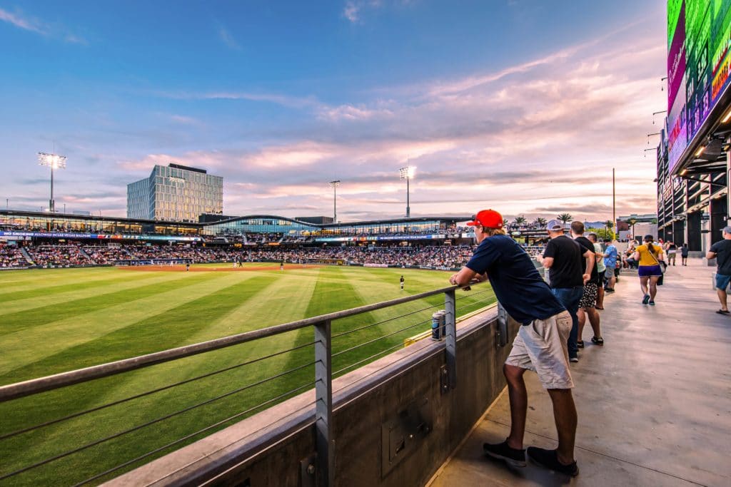 Las Vegas Ballpark outfield view