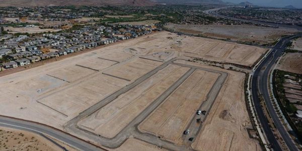 Empty land under construction in Summerlin