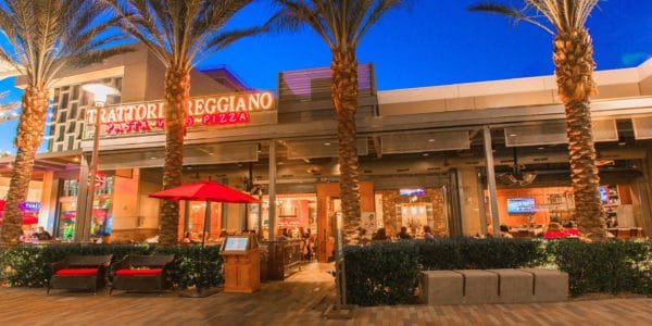 Trattoria Reggiano storefront in Downtown Summerlin