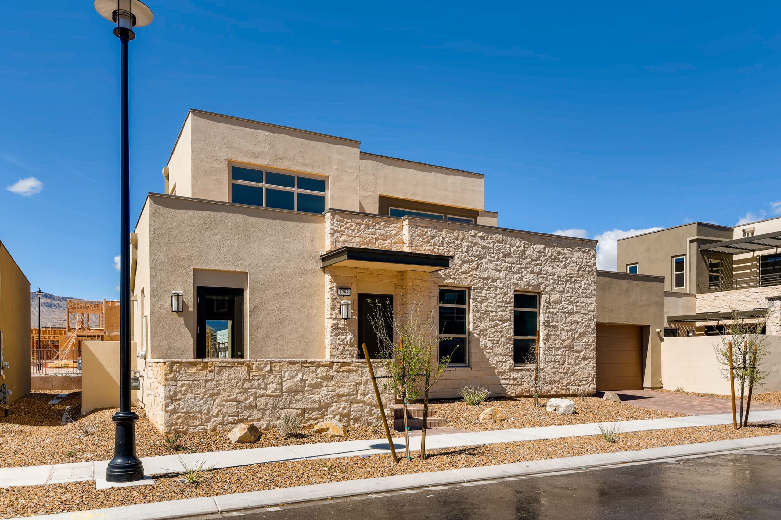 Front Elevation of Luminous in Luxe Collection in Trilogy by Shea Homes in South Square in Summerlin