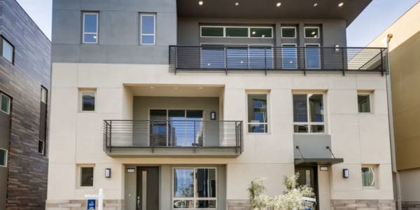 Front Elevation of Summit in Modern Collection in Trilogy by Shea Homes in South Square in Summerlin